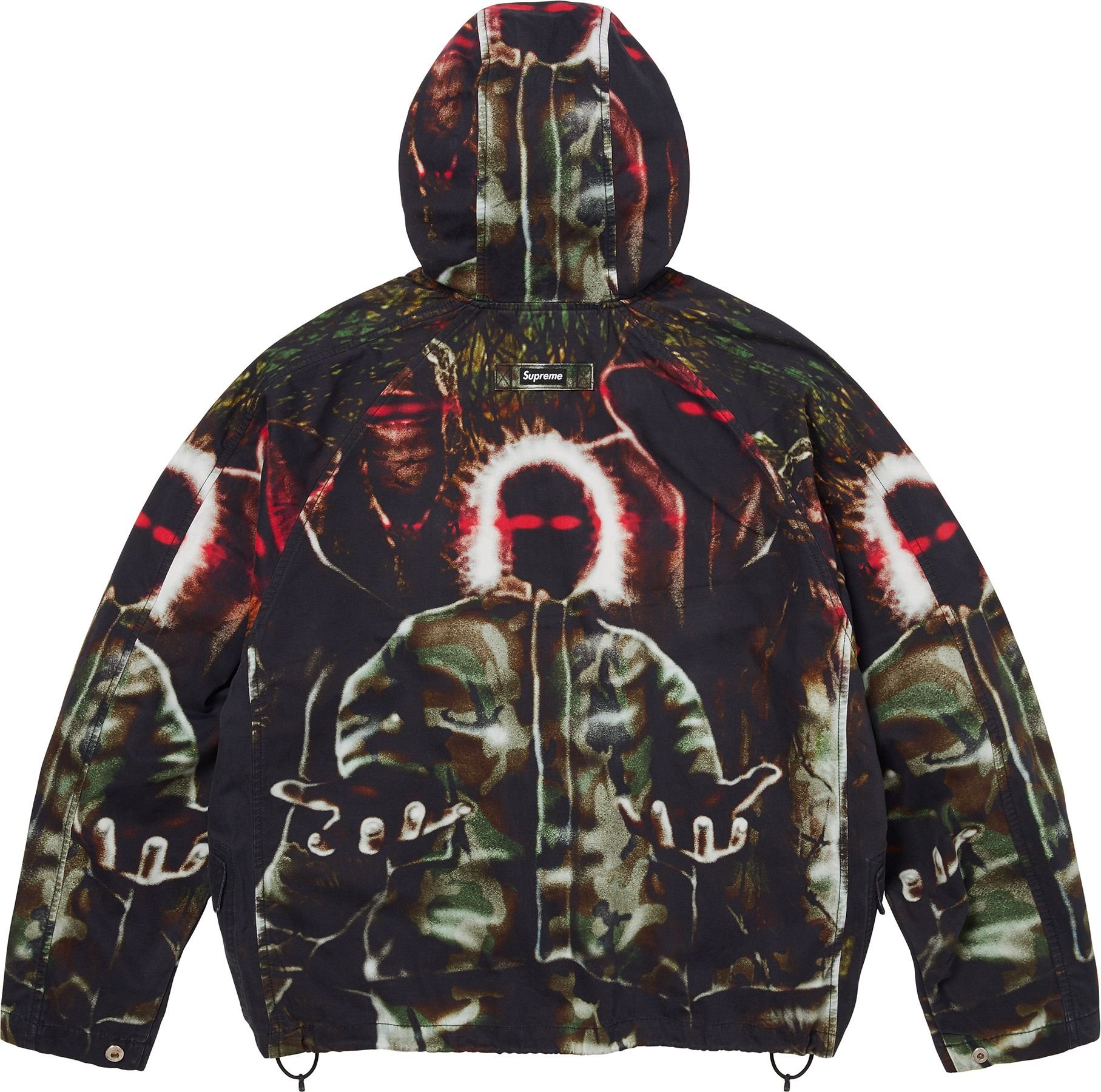 Hooded Raglan Jacket view 7